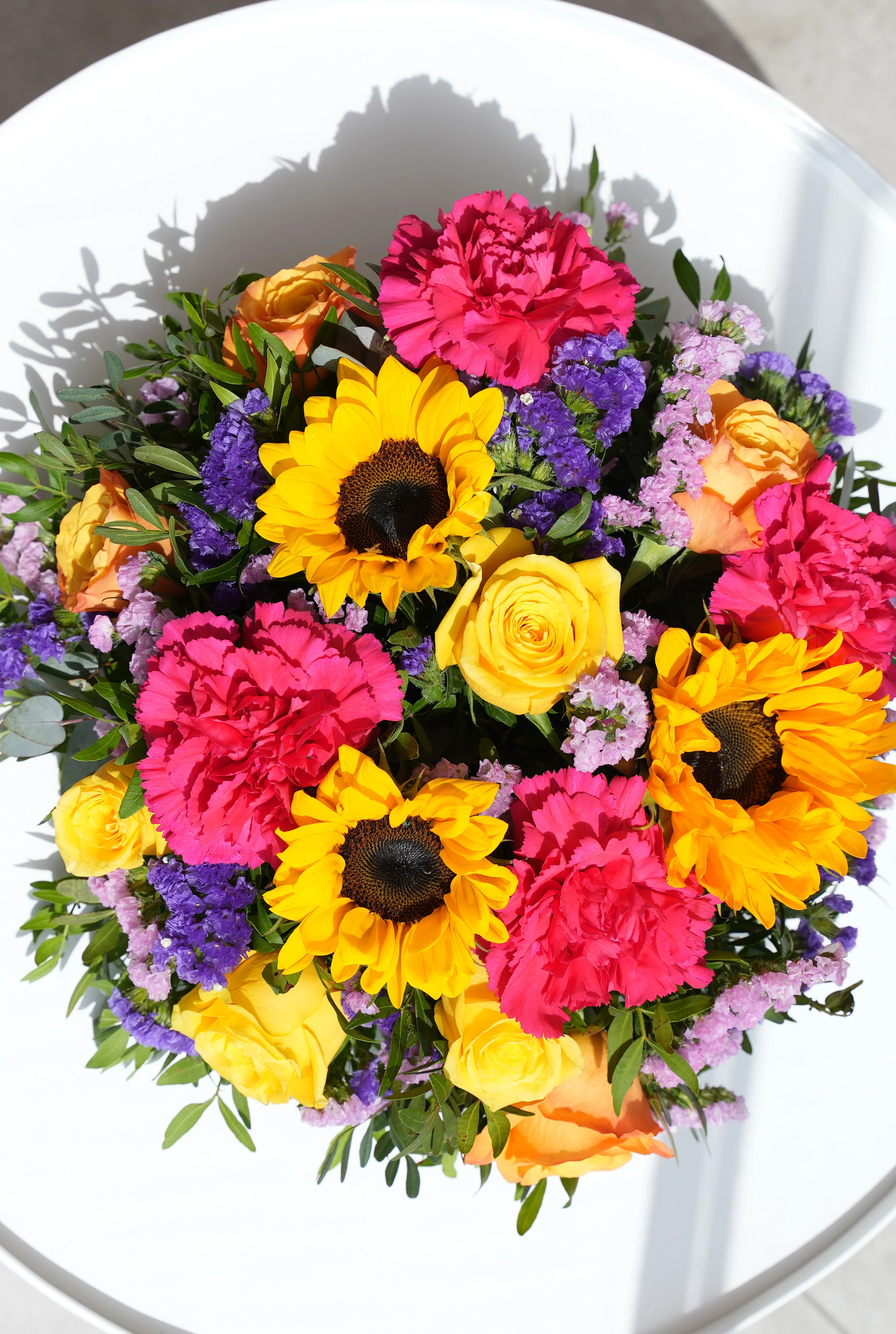 Vibrant Funeral Posy Pad - Image 6
