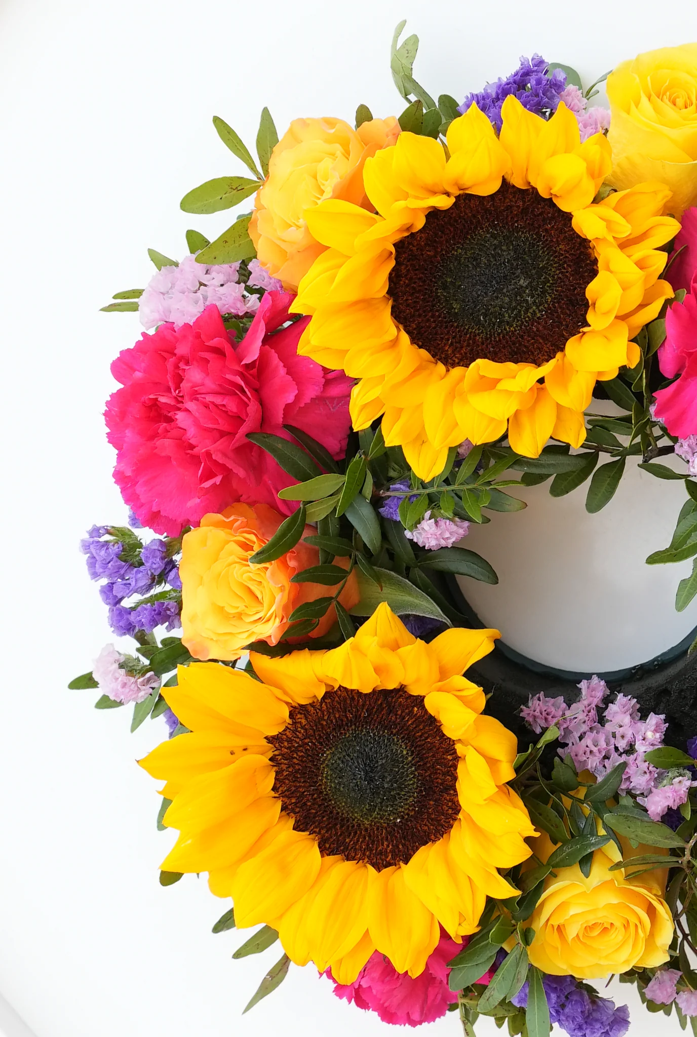 Vibrant Funeral Wreath - Image 8