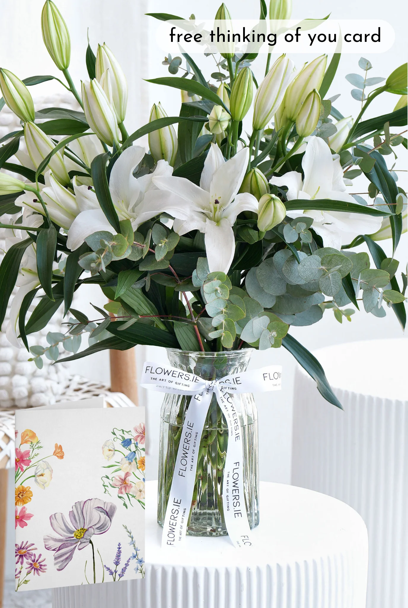 White Scented Lily - Vase - Image 5
