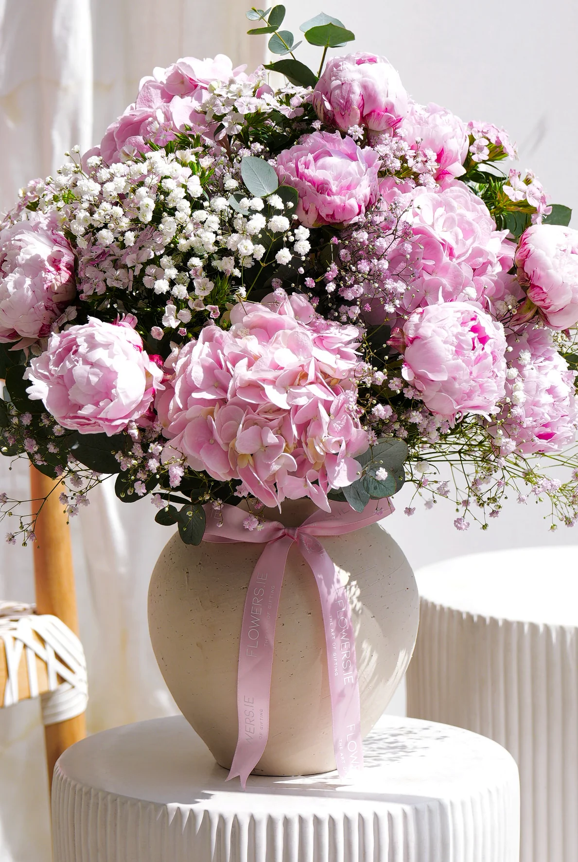 Wonderfully Pink Peony - Ceramic Vase - Image 5