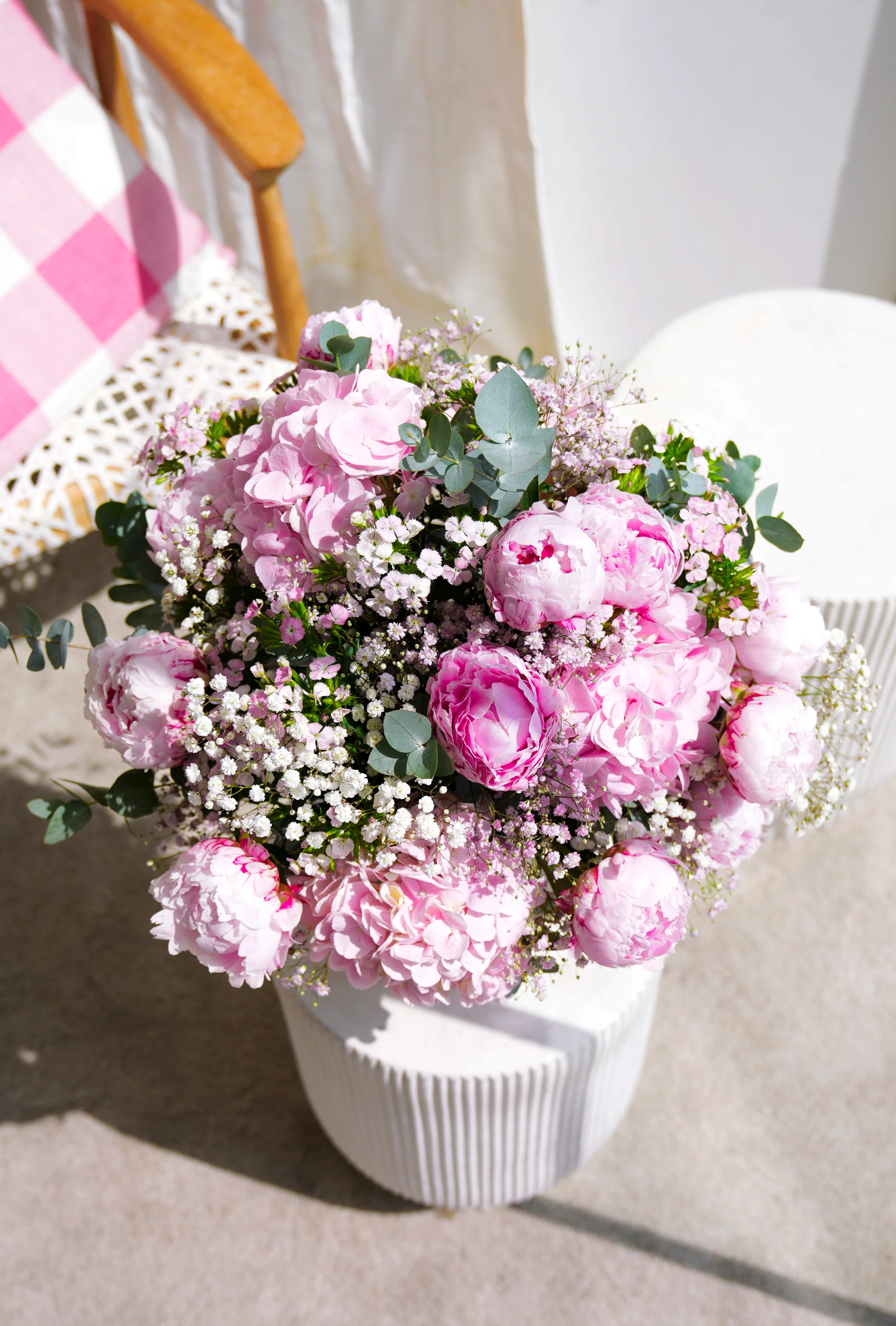 Wonderfully Pink Peony - Ceramic Vase - Image 6