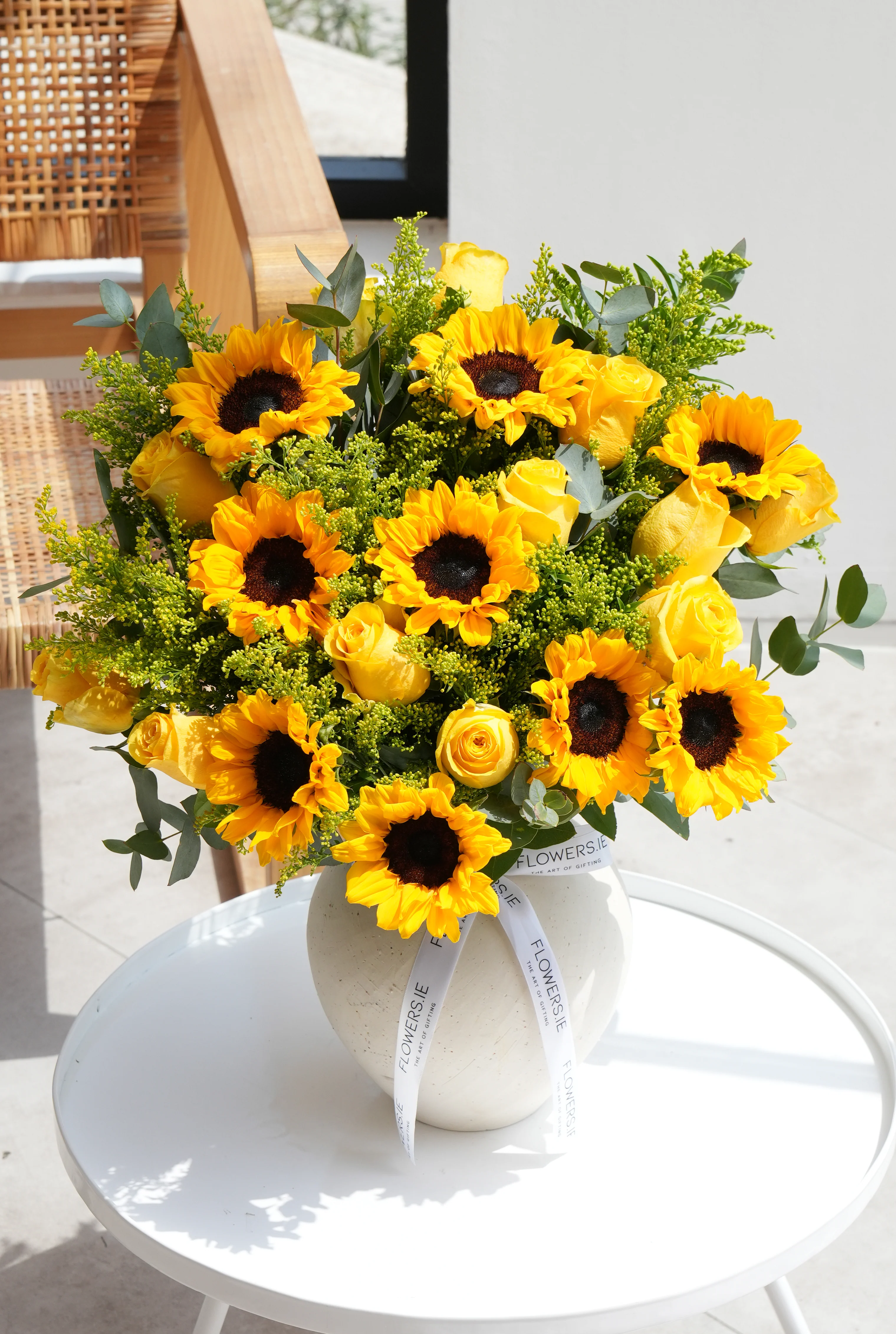 Wonderfully Sunflower - Ceramic Vase - Image 3